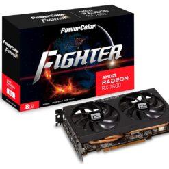 PowerColor AMD Radeon RX 7600 Fighter 8GB Graphics Card