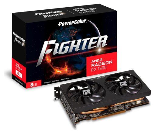 PowerColor AMD Radeon RX 7600 Fighter 8GB Graphics Card