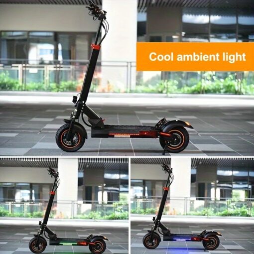 Powerful 750w Enduro Electric Scooter For Adults - Off-road Tire, Foldable And Portable 48v10a 25° 10-inch Off-road And Off-road Scooters