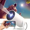 Projector/ 180° Projector, 200ansi 720p 4k Portable Theatre Max 145'' Display, For Ios//tv / /usb/laptop