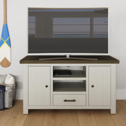 Purbeck Truffle Solid Wood TV Stand for TVs up to 60"