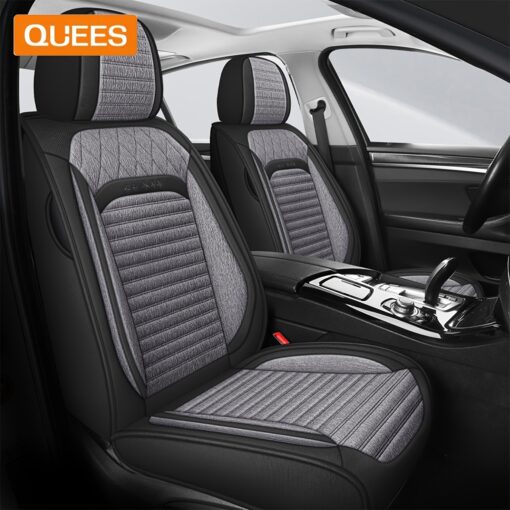 Quees 5pcs Car /set Universal For Automotive , Protectors Suv Sedans -up, Airbag Compatible