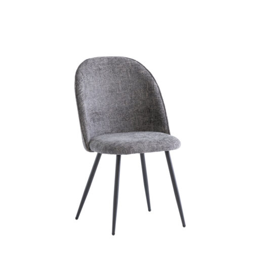 RAMONA FABRIC DINING CHAIR - FLAMINGO