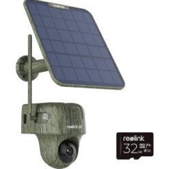 REOLINK Go Ranger PT 4K Ultra HD 4G Wildlife Camera with Solar Panel - Green, Green