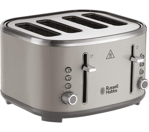 RUSSELL HOBBS Stylevia 26293 4-Slice Toaster - Mocha, Cream