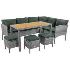 Rectangular 6 - Piece 8 - Person 148Cm L Outdoor Table Set