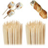 Relaxdays - Barbecue Skewers, Set of 200, for Marshmallows, Meat & Veg, for BBQs & Campfires, 90cm Long, Universal, Bamboo