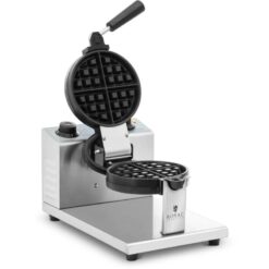 Round Waffle Maker Waffle Iron Professional Stainless Steel 1200W