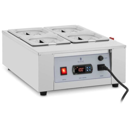 Royal Catering - Chocolate melter electric chocolate melter 4 x 1.5 l up to 412 °c