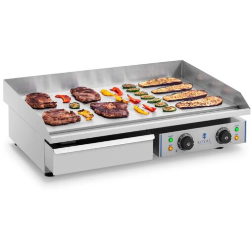 Royal Catering - Electric Griddle - 72.5 cm - smooth - 2 x 2.2 kW - Electric double griddle