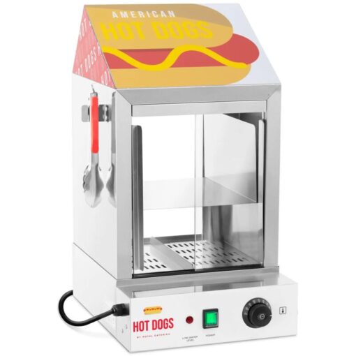 Royal Catering - Hot Dog Steamer Sausage Steamer Hot Dog Cooker 100 Hot Dogs 25 Buns 1000W