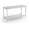 Royal Catering - Stainless Steel Work Table Commercial Kitchen Bench Catering Worktop 150 x 60 cm