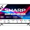 SHARP 4T-C43GJ4725K Smart 4K Ultra HD HDR LED TV, Black