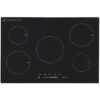 SIA INDH90BL 86cm Black Touch Control 5 Zone Induction Hob With Child lock