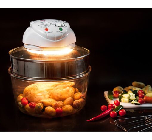 SQ Professional 17L Flash Glass Bowl Halogen Oven