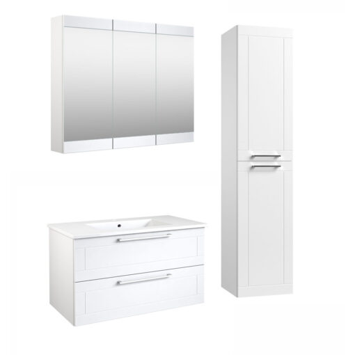 Serena Retro 3 Piece 915mm Bathroom Furniture Suite