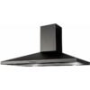 Sia CHL90BL 90cm Black Pyramid Chimney Cooker Hood Kitchen Extractor Fan