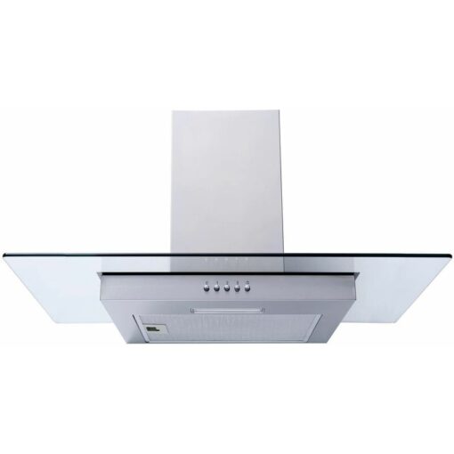 Sia FL70SS 70cm Flat Glass Stainless Steel Chimney Cooker Hood Extractor Fan