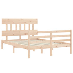 Simla Solid Wood Storage Bed