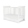 Snowdon 4 in 1 Mini Cot Bed and All Seasons Premium Pocket Sprung Mattress - White