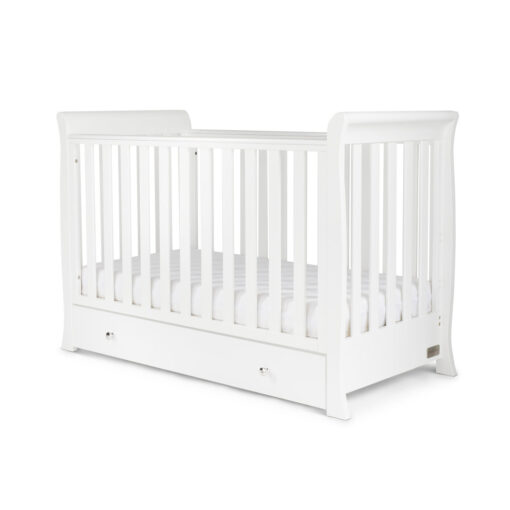 Snowdon 4 in 1 Mini Cot Bed and All Seasons Premium Pocket Sprung Mattress - White