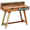 Solid Reclaimed Wood Desk - Rustic And Durable Home Office Desk