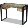 Solid Reclaimed Wood Desk - Rustic & Durable Workspace Furniture