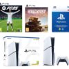 Sony PlayStation 5 (Model Group - Slim), Wreckfest, EA Sports FC 25 & £10 Gift Card Bundle, White