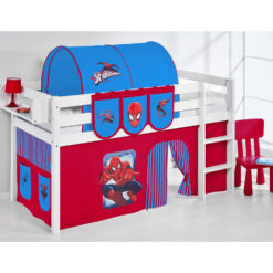 Spiderman Solid Wood Mid Sleeper Bed