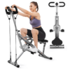 Squat Machine For Home, Rodeo Exercise Machine, 330lbs Foldable, Adjustable 4 , Ride & Rowing Machine For Butt Thighs, Ab Back/leg Press Hip Thrust