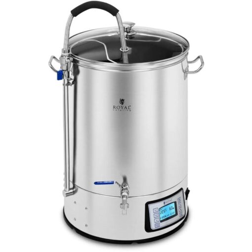 Stainless Steel Mash Tun Brew Kettle Home Brewing Beer Brewing Kettle 40L 2500W