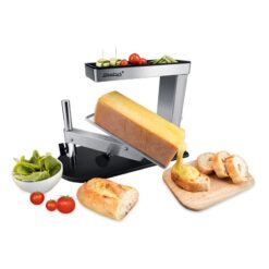 Steba - 600 Watt RC210 Swiss Style Cheese Raclette - Steel - L36 x W25.5 x H17 cm - Black