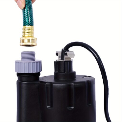 Submersible Pump, 1/4hp 2000gph (with 10 Cord) 1850 Gph 1/3 2500 Gph (with 3/4 Check Valve Adapter), Various Thermoplastic Public Pumps, Portable