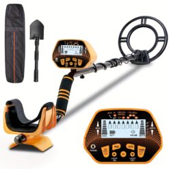 Sunpow Metal Detector High Accuracy Metal Detector For Adults, Lcd Display With Adjustable Light, Pinpoint Function & Disc Mode, 10 Inch Waterproof