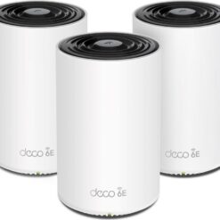 TP-LINK Deco XE75 Whole Home WiFi System - Triple Pack, White