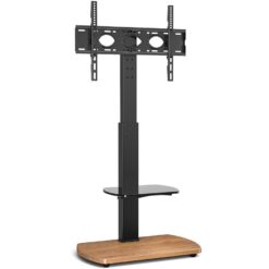 TTAP FS-1-OAK 1232 mm TV Stand with Bracket - Black & Oak, Black,Brown