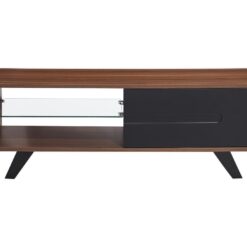 TTAP Miami 1050 mm TV Stand - Walnut, Clear,Brown,Black