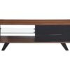 TTAP Miami 1200 mm TV Stand - Walnut, Clear,Brown,Black