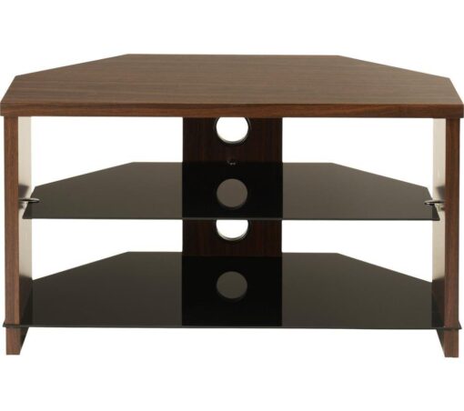 TTAP Montreal 1050 MON-1050-WAL 1050 mm TV Stand - Walnut, Black,Brown