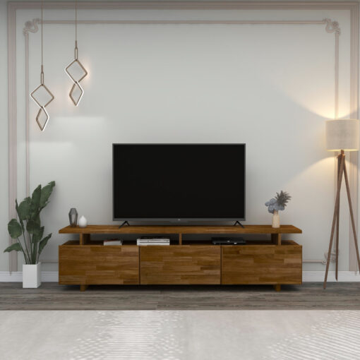 TV Stand for TVs up to 76" Solid Wood Houa