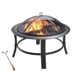 Teamson Home CU297 Wood Burning Fire Pit