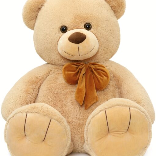 Teddy Bear 5 Feet, Soft 59" Stuffed Size Plush Bear Toy Valentine's Christmas Birthday Gift For Girlfriend Kids, Brown