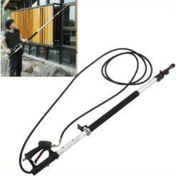 Telescopic Power Washer Lance With Spray, Pressure Washer Extension Wand High Pressure Cleaner With 5 Nozzle Tips, For Cleaning Facades Carports