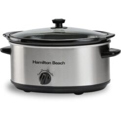 The Family Favourite' 6.5L Silver Slow Cooker - Hamilton Beach