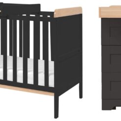 Tutti Bambini Rio 2 Piece Nursery Furniture Set - Slate Oak