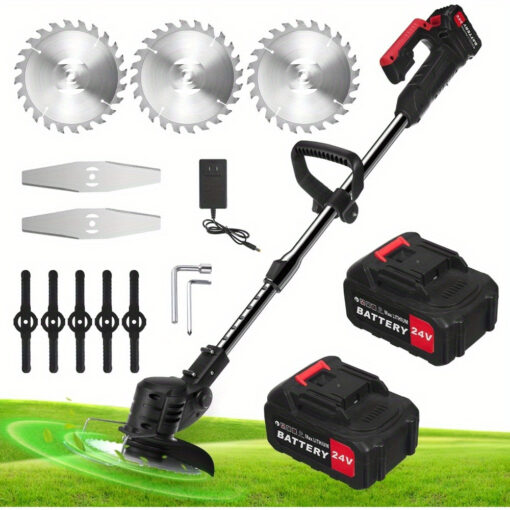 Upgraded , /-/ , Operated, 3 Types Blades String For Lawns