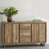 Verty Furniture - Natural Essential Live Edge Extra Large Sideboard - Light Wood