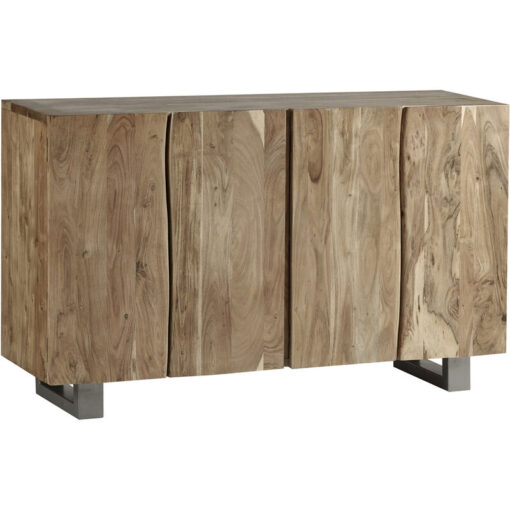 Verty Furniture - Natural Essential Live Edge Large Sideboard - Light Wood