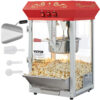 Vevor Machine 8 Oz Countertop Popcorn Maker 850w 48 Cups Red