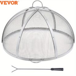 Vevor Pit Round 27", Reinforced Duty Steel Metal , Lid, -opening Top Round For